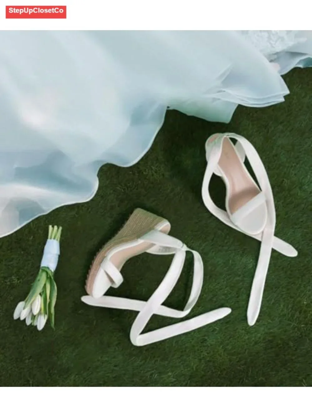 Women's Espadrilles Wedge Sandals with Ankle Strap
